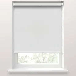Rolgordijnen Op Maat-Fenstr rolgordijn Rimini screen - wit (10028)