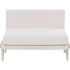 Leen Bakker FERRETTI - Tuinbank uitbreidingsmodule - Lichtbeige - Stof