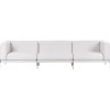 Leen Bakker FERRETTI - Tuinbank 3-zits - Lichtbeige - Synthetisch