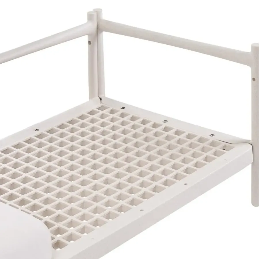 Leen Bakker FERRETTI - Tuinbank 3-zits - Lichtbeige - Synthetisch