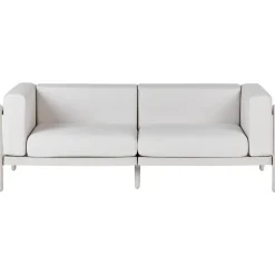 Loungebanken-Leen Bakker FERRETTI - Tuinbank 2-zits - Lichtbeige - Synthetisch