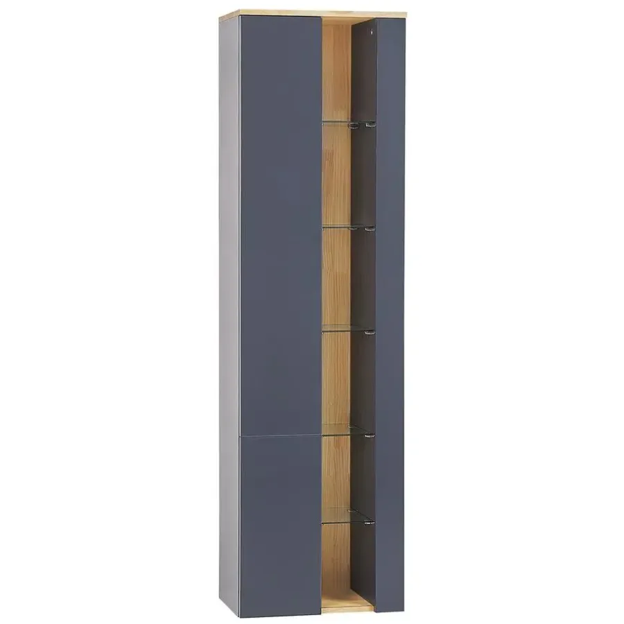 Badmeubelsets-Beliani FIGUERES - Badkamermeubel - Grijs - MDF