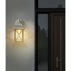 Beliani FINDON - Wandlamp - Wit - Ijzer