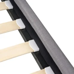 Twijfelaars-Leen Bakker FITOU - Tweepersoonsbed - Lichtgrijs - 120 x 200 cm - Polyester