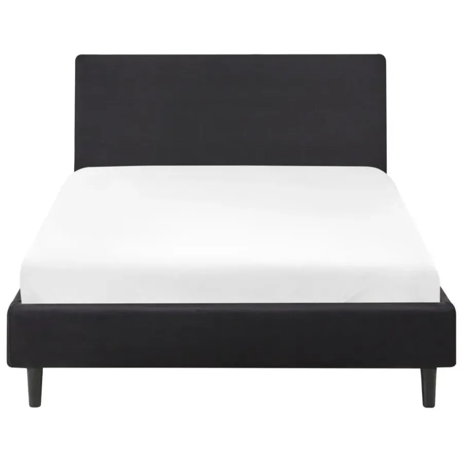 Leen Bakker FITOU - Tweepersoonsbed - Zwart - 120 x 200 cm - Polyester