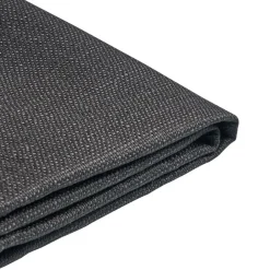Twijfelaars-Beliani FITOU - Tweepersoonsbed - Zwart - 140 x 200 cm - Polyester