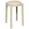 Krukjes-5five Five Bijzet krukje/stoel - beige - D41 x H47 cm