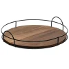 Dienbladen-5five Dienblad/serveerblad Bilbao - Acacia hout - D34 cm