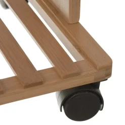 5five Doucherekje/badkamerrekje - bamboe - 4 lagen - 40 x 30 x 87 cm