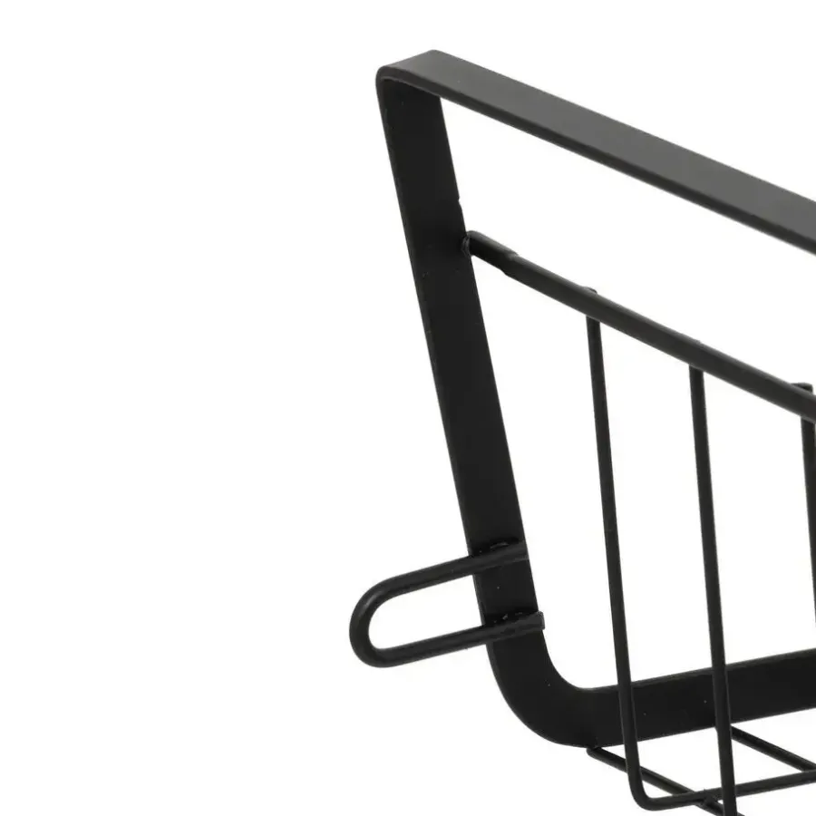 5five Hangmand voor kast - metaal - 31 x 31 x 12 cm - zwart