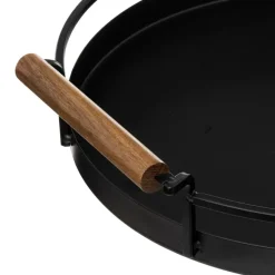 Dienbladen-5five Keuken serveer dienblad met opstaande rand - metaal - Dia 36 cm