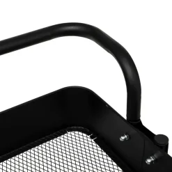 5five Keuken/badkamer opberg trolley - 3 laags - zwart