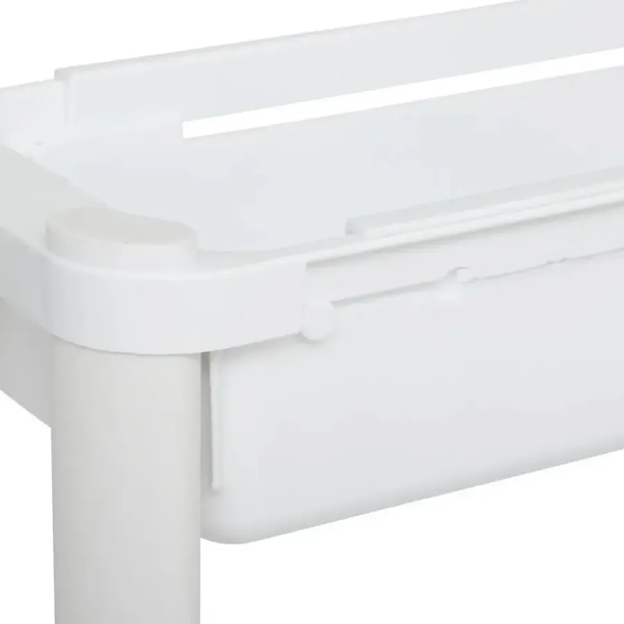 5five Keuken/badkamer trolley 4 laags - 37 x 15 x 79 cm - wit