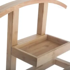 Kledingopbergers|Kledingrekken-5five Kledingrek Dressboy - staand - bamboe - 113 cm