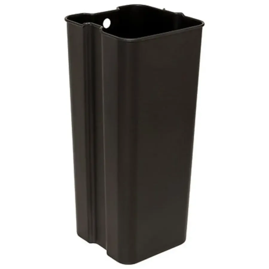 5five Prullenbak/pedaalemmer - titanium - metaal - 30 liter