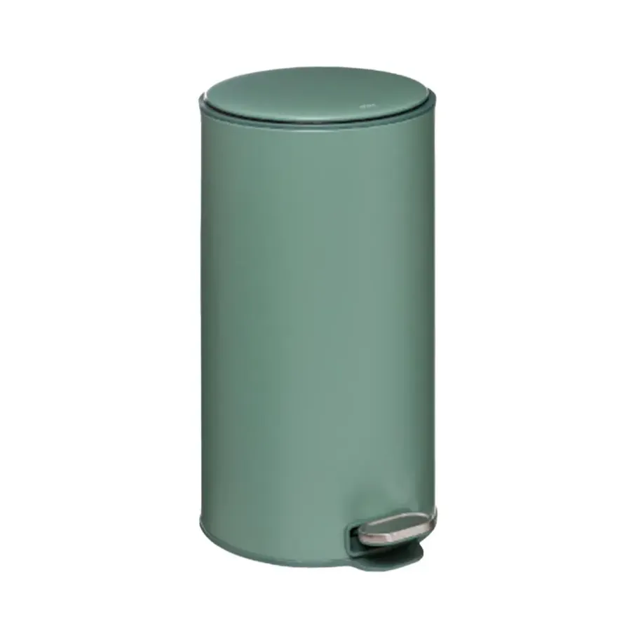 5five Prullenbak/pedaalemmer - groen - metaal - 30 liter - 62 cm