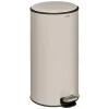 Prullenbakken-5five Prullenbak/pedaalemmer - beige - metaal - 30 liter