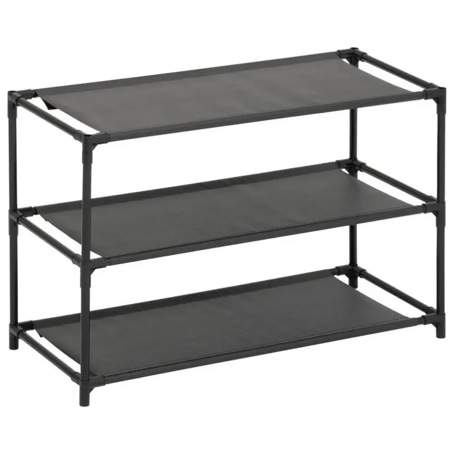 Kledingopbergers-5five Schoenenrek - 3-laags - metaal/kunststof - 57 x 25 x 39 cm