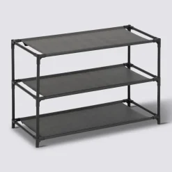 Kledingopbergers-5five Schoenenrek - 3-laags - metaal/kunststof - 57 x 25 x 39 cm