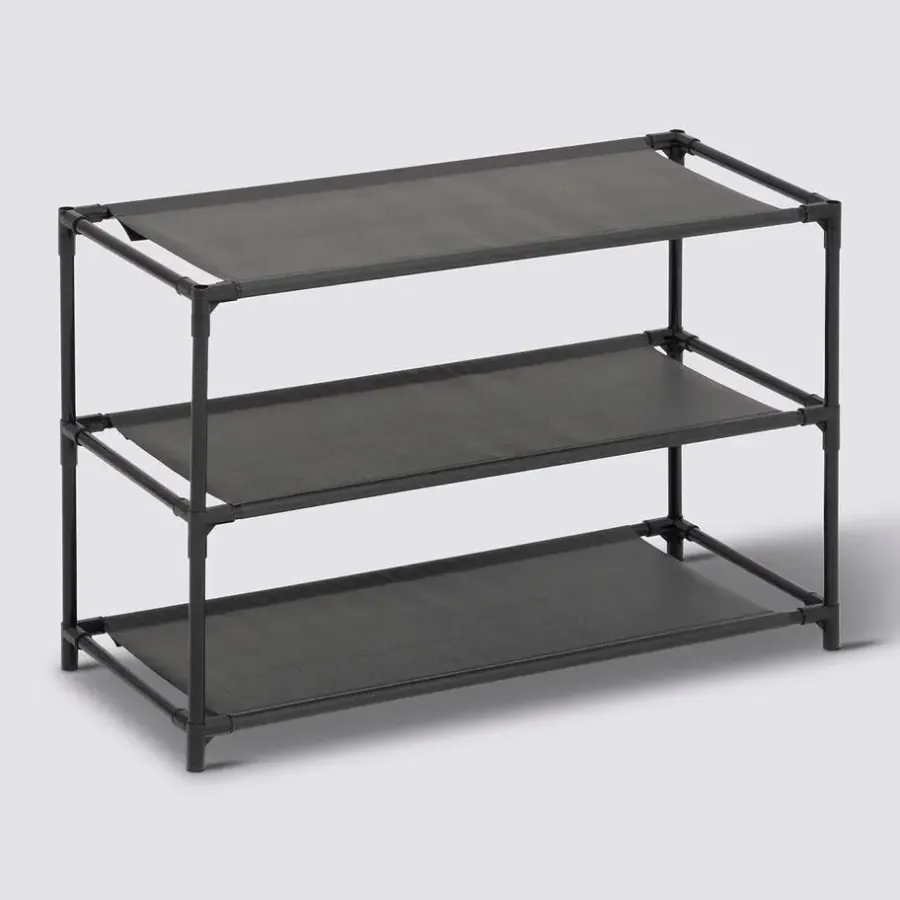 Kledingopbergers-5five Schoenenrek - 3-laags - metaal/kunststof - 57 x 25 x 39 cm