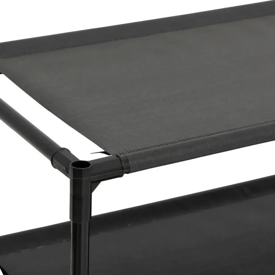 Kledingopbergers-5five Schoenenrek - 3-laags - metaal/kunststof - 57 x 25 x 39 cm