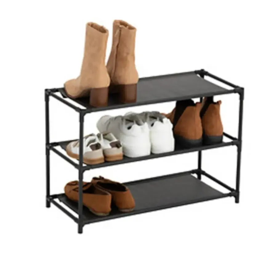 Kledingopbergers-5five Schoenenrek - 3-laags - metaal/kunststof - 57 x 25 x 39 cm
