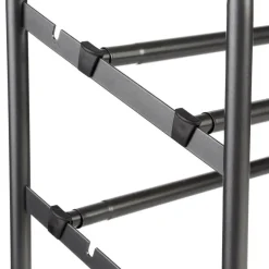 Kledingopbergers-5five Schoenenrek - uitschuifbaar - zwart - 6-10 paar - 61 x 39cm