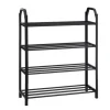 Kledingopbergers-5five Schoenenrek - zwart - 8 paar schoenen - 50 x 65 cm