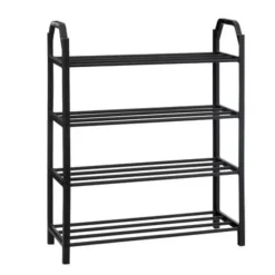 Kledingopbergers-5five Schoenenrek - zwart - 8 paar schoenen - 50 x 65 cm