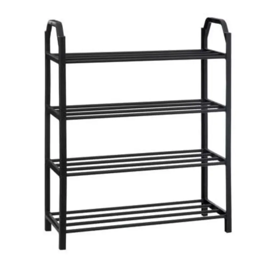 Kledingopbergers-5five Schoenenrek - zwart - 8 paar schoenen - 50 x 65 cm