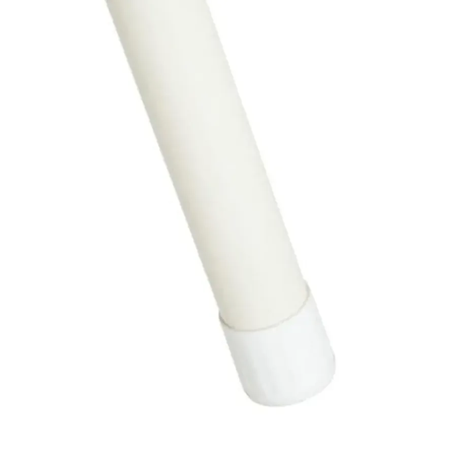Krukjes-5five Stapelbaar zit krukje - metaal/polyester - wit