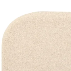 2-Persoons Bedden-Beliani FLAYAT - Tweepersoonsbed - Beige - 160 x 200 cm - Bouclé