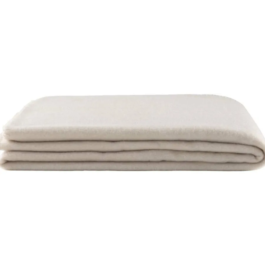 Plaids-Leen Bakker Fleeceplaid Basic - beige - 125x150 cm