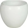 Bloempotten Voor Binnen-Floran Bloempot Rian - mat wit - keramiek - 27 x 24 cm