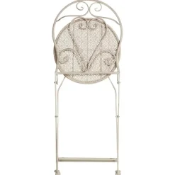 Leen Bakker FOLELLI - Set van 2 tuinstoelen - Lichtbeige - IJzer