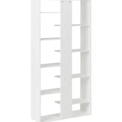 Leen Bakker FONTAS - Boekenkast - Wit - Spaanplaat