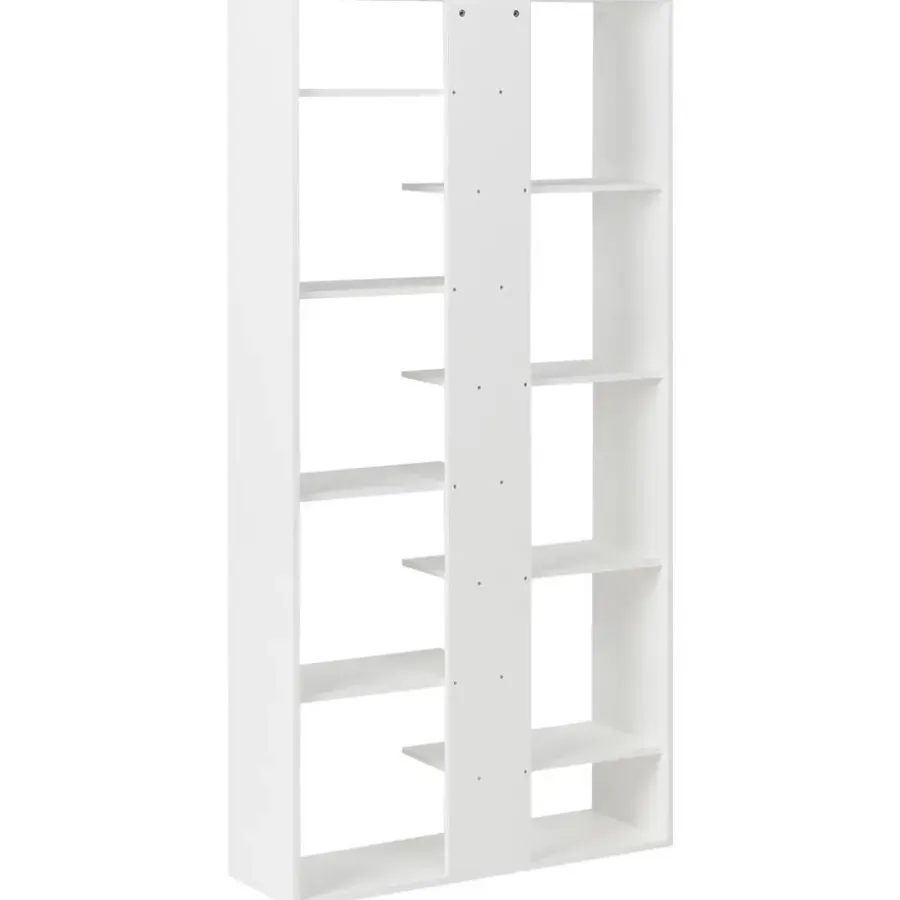 Leen Bakker FONTAS - Boekenkast - Wit - Spaanplaat