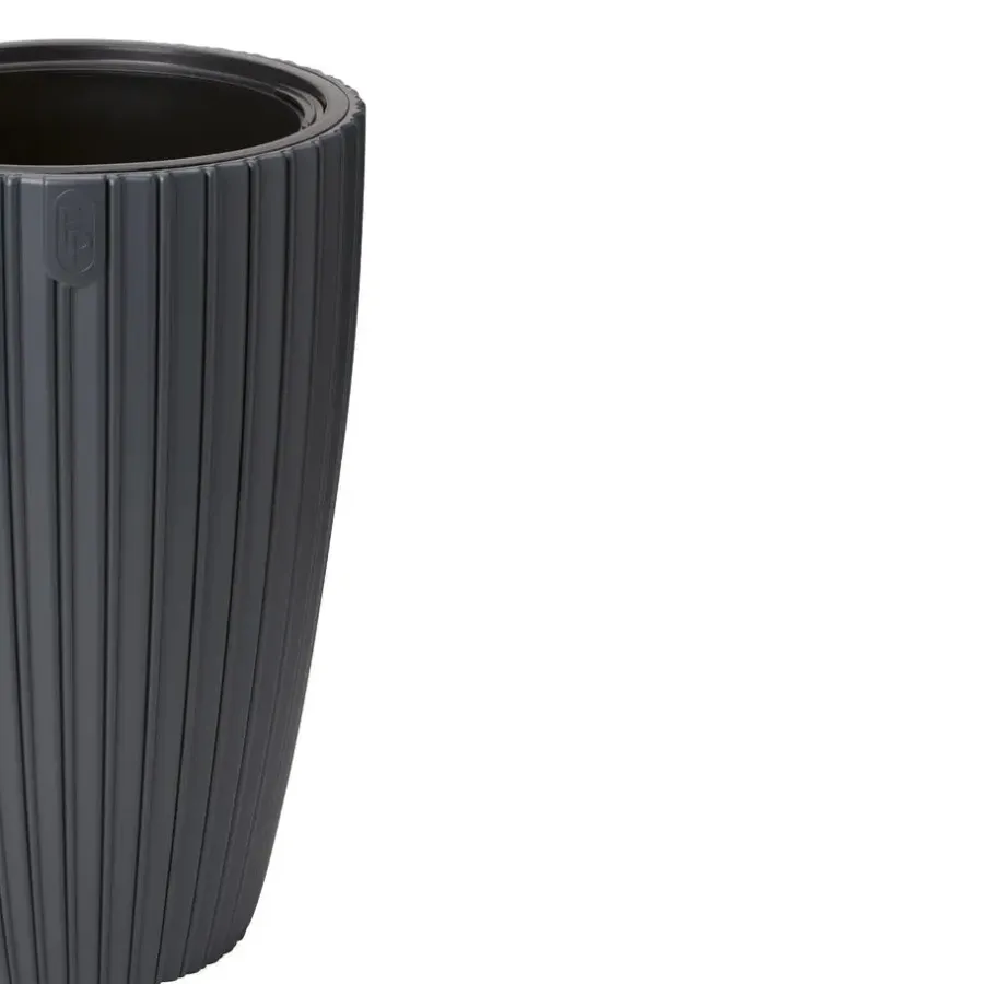 Bloempotten-Form Plastic Plantenpot - kunststof - antraciet - 40 x 58 cm