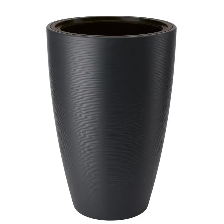 Bloempotten-Form Plastic Plantenpot - kunststof - antraciet - 40 x 58 cm