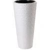 Form Plastic Plantenpot Diamond - kunststof - wit - 40 x 80