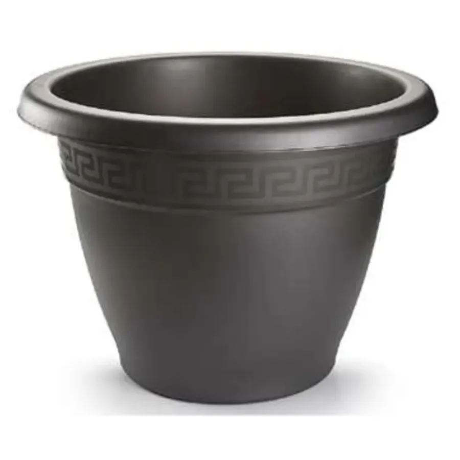 Forte Plastics Bloempot - antraciet - rond - kunststof - 60 cm