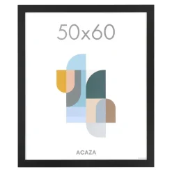 Fotolijsten-Merkloos Fotokader - Fotolijst - Wissellijst - 50x60 cm - MDF - Zwart