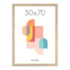 Fotolijsten-Merkloos Fotokader - Fotolijst - 50x70 cm - MDF hout - Lichte Eik