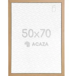Fotolijsten-Merkloos Fotokader - Fotolijst - 50x70 cm - MDF hout - Lichte Eik