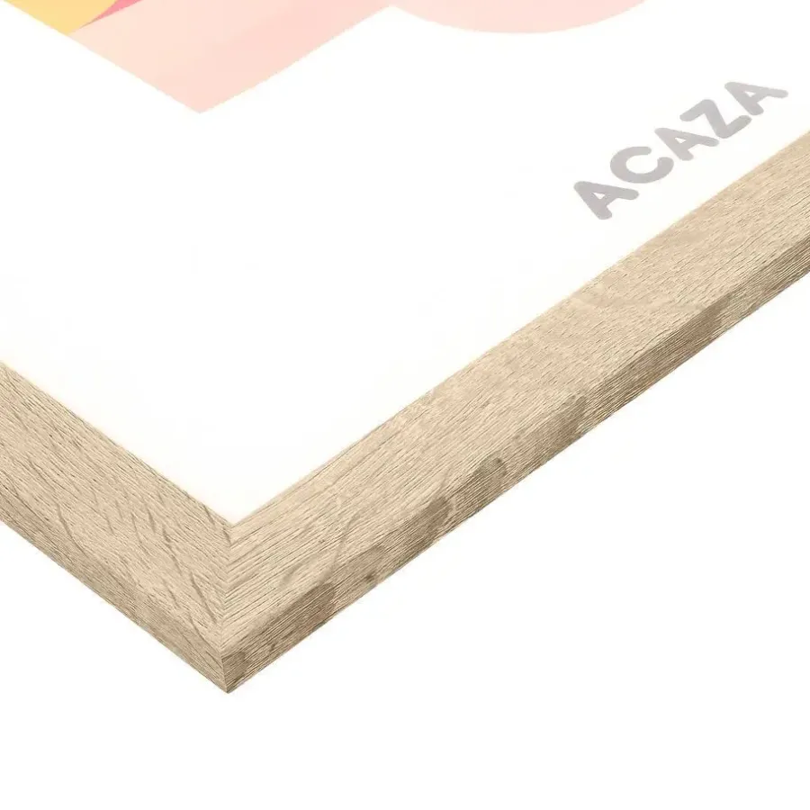 Fotolijsten-Merkloos Fotokader - Fotolijst - 61x91.5 cm - MDF hout - Lichte Eik