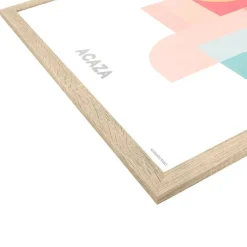 Fotolijsten-Merkloos Fotokader - Fotolijst - 61x91.5 cm - MDF hout - Lichte Eik