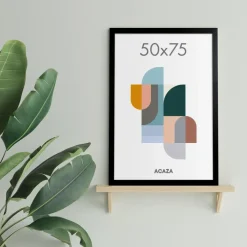 Fotolijsten-Merkloos Fotokader - 50x75cm - Foto Lijst in MDF Hout - Zwart