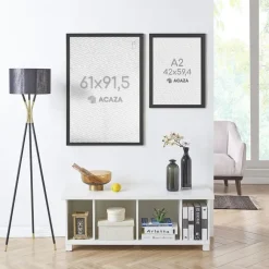 Merkloos Fotokader A2 Formaat - Fotolijst in MDF Hout - 42 x 59,40 cm - Zwart