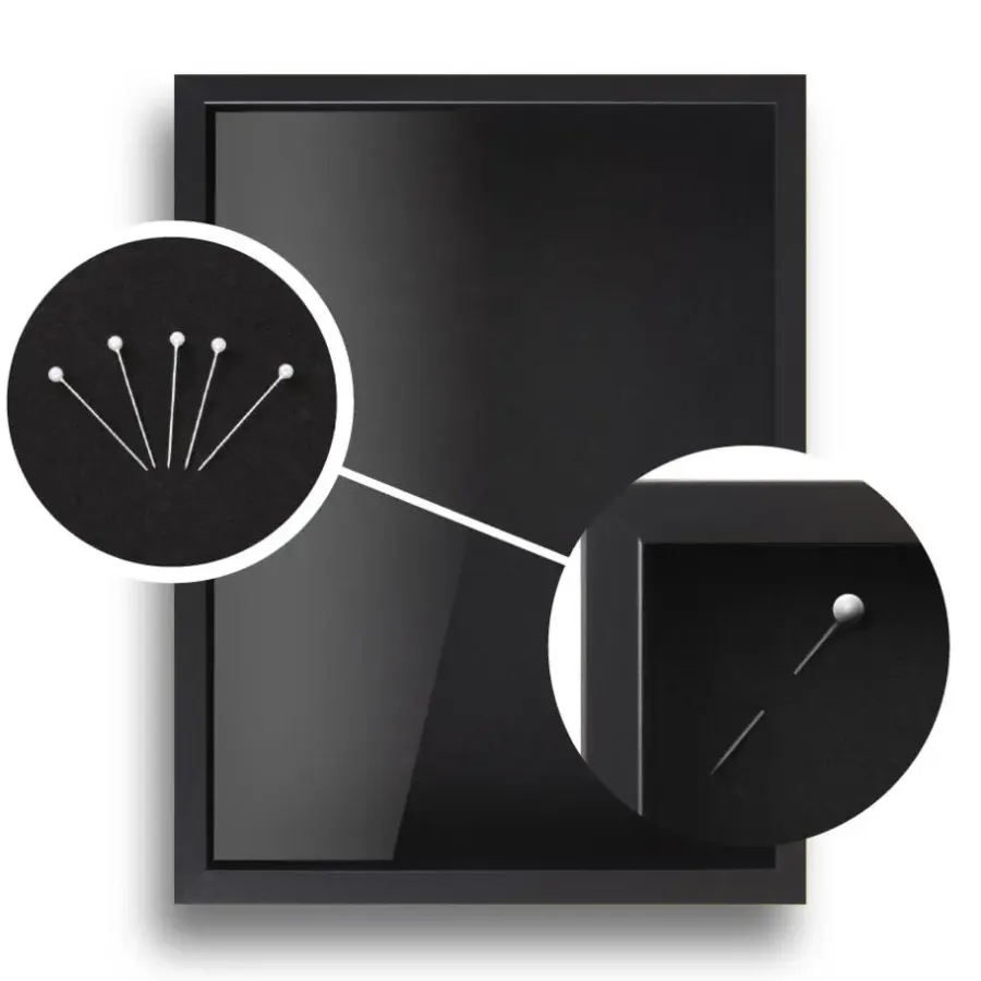 Fotolijsten-Merkloos Fotokader in 3D - Box Frame - Fotolijst - 6 cm diep - MDF - 40x60cm - Zwart