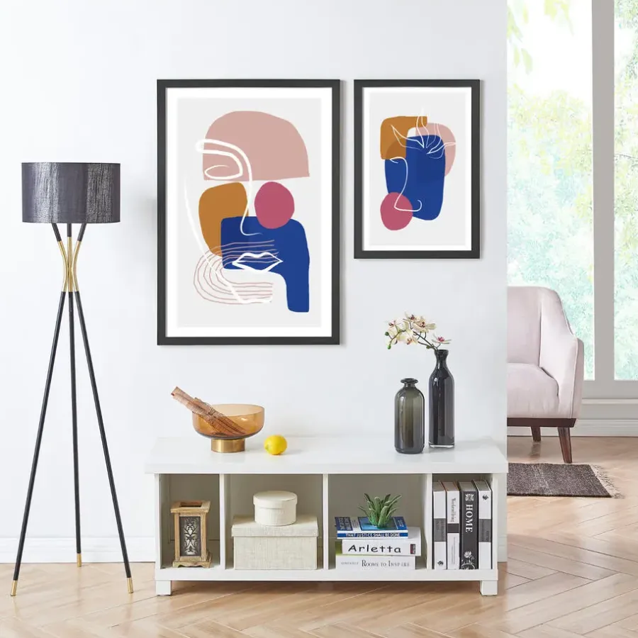 Merkloos Fotokader Madison voor Foto's van 40 x 60cm - MDF Houten Fotolijst - Zwart